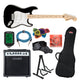 Fender Squier Affinity Stratocaster Aloituspaketti (Musta)