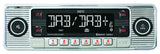Retro Radio - DAB+, Bluetooth ja USB, hopea.