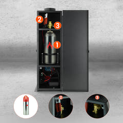 Firefog FLAME100 DMX-ohjattava liekkikone