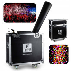 Firefog CANNON 1000+ CO2-konfettitykki case:ssa