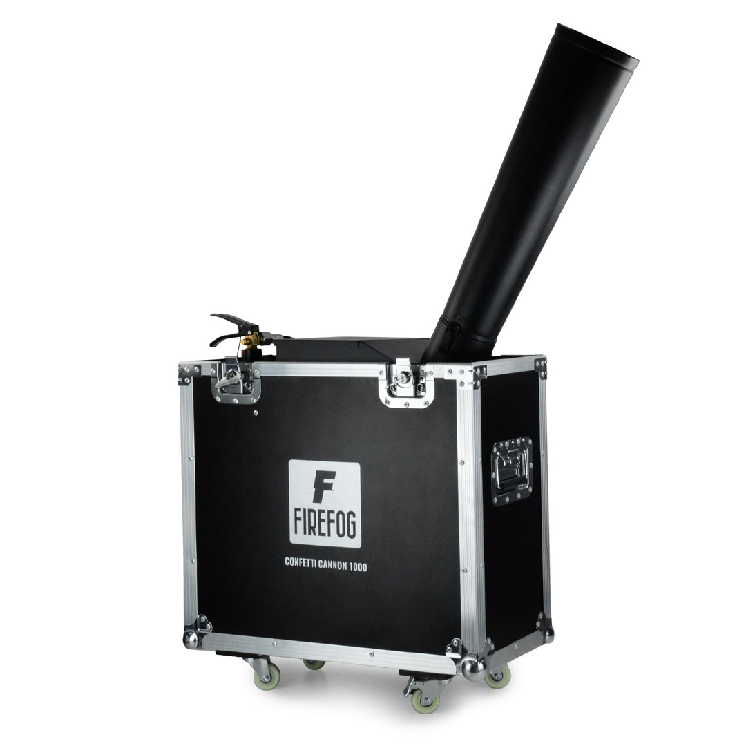 Firefog CANNON 1000+ CO2-konfettitykki case:ssa