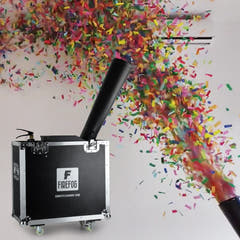 Firefog CANNON 1000+ CO2-konfettitykki case:ssa