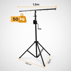 Hardman LS2 wind-up -valojalusta, 1,6–2,8 m, 50 kg