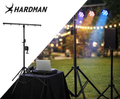 Hardman LS2 wind-up -valojalusta, 1,6–2,8 m, 50 kg