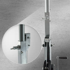 Hardman LS3 wind-up -valojalusta, 1,7–4,3 m, 65 kg