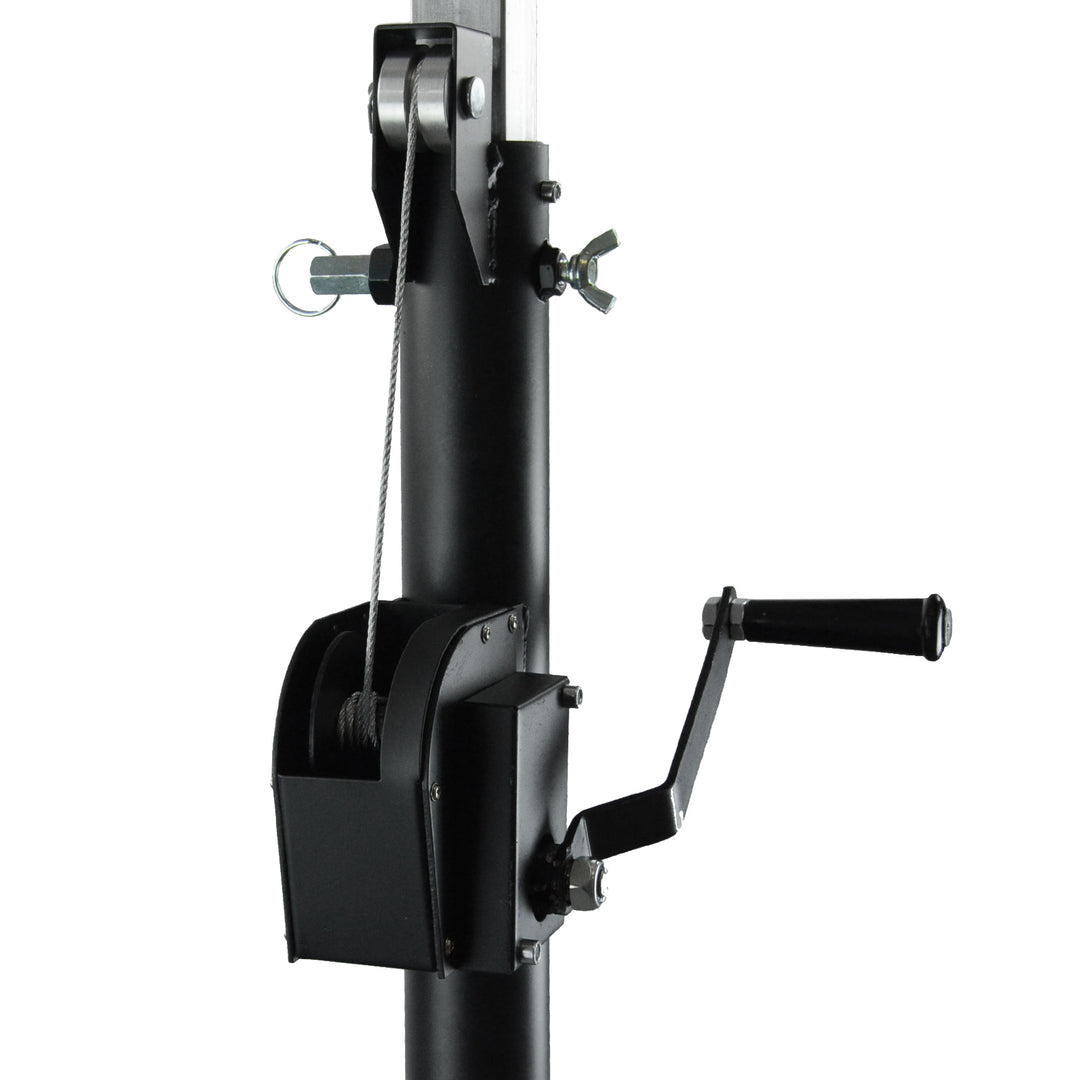 Hardman LS3 wind-up -valojalusta, 1,7–4,3 m, 65 kg