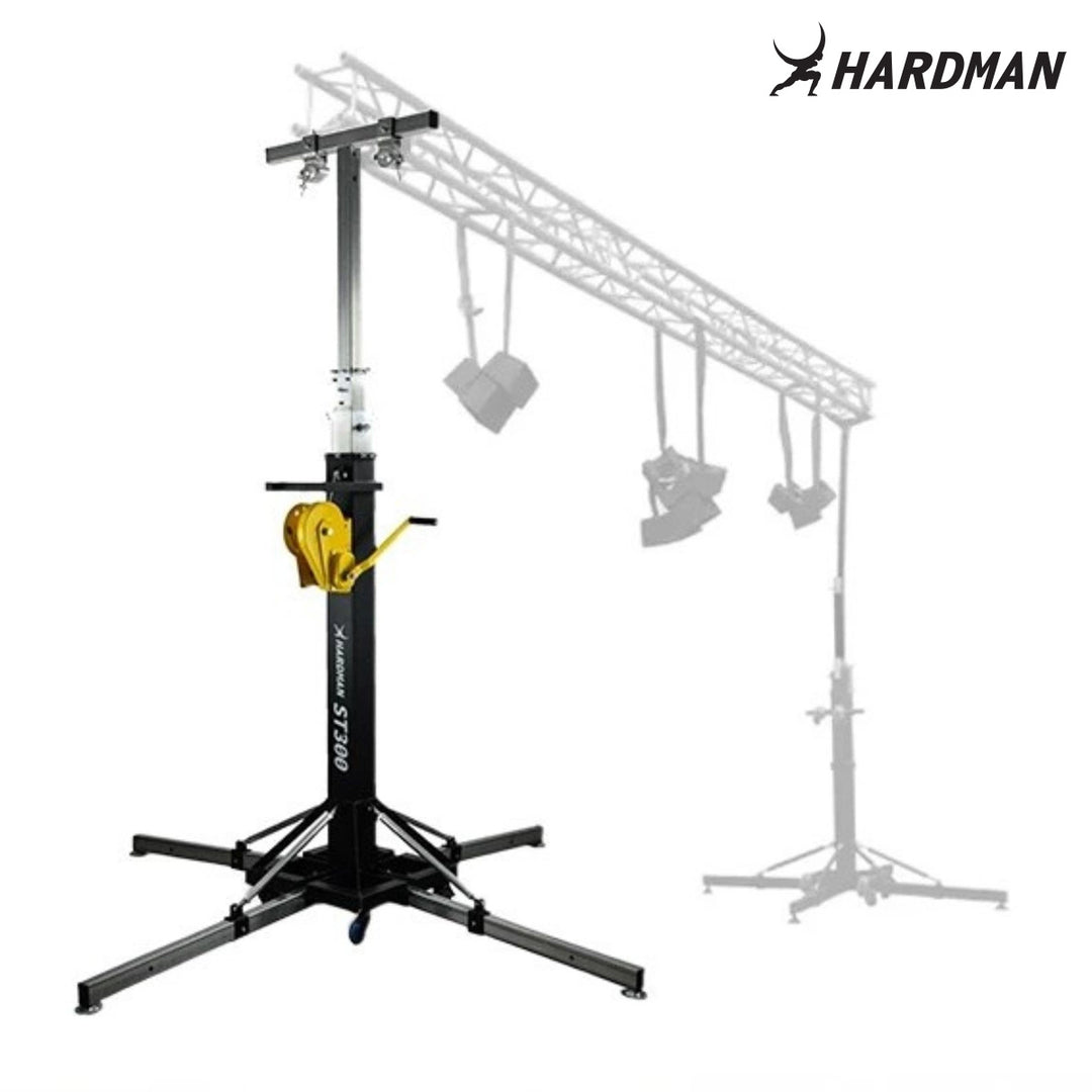 Hardman ST300 -lavatorni vinssillä, 2–5,5 m, 300 kg