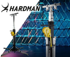 Hardman ST300 -lavatorni vinssillä, 2–5,5 m, 300 kg