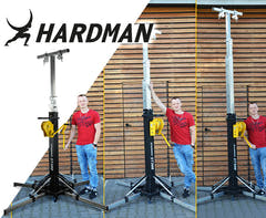 Hardman ST300 -lavatorni vinssillä, 2–5,5 m, 300 kg