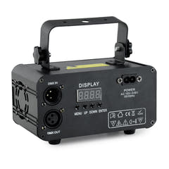Firefog RGB-diskolaser 400 mW DMX:llä ja kaukosäätimellä