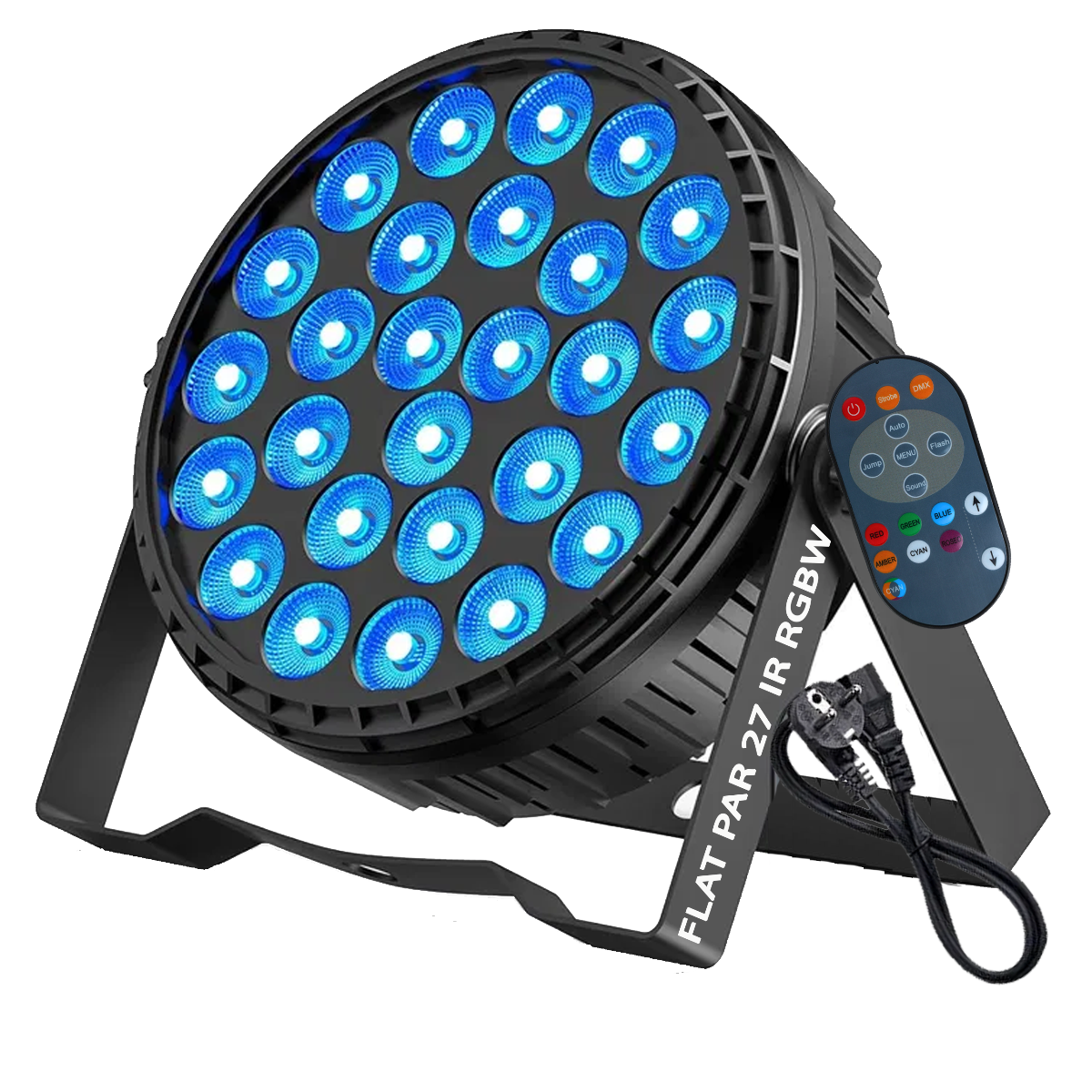 LIGHT4ME FLAT PAR 27 IR RGBW