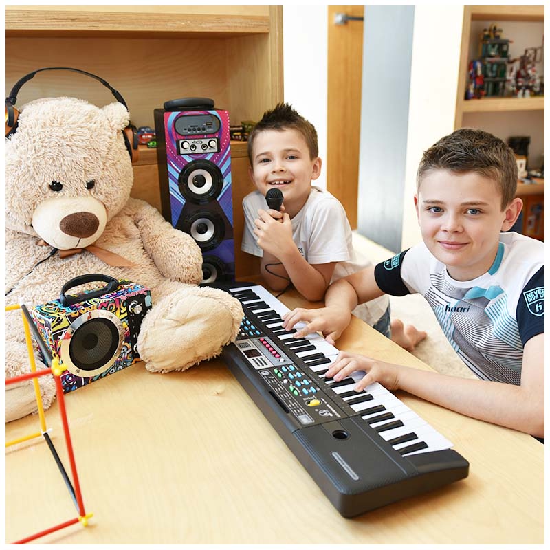 MQ 601 UFB PIANO urkutoimintonäppäimet mikrofonilla