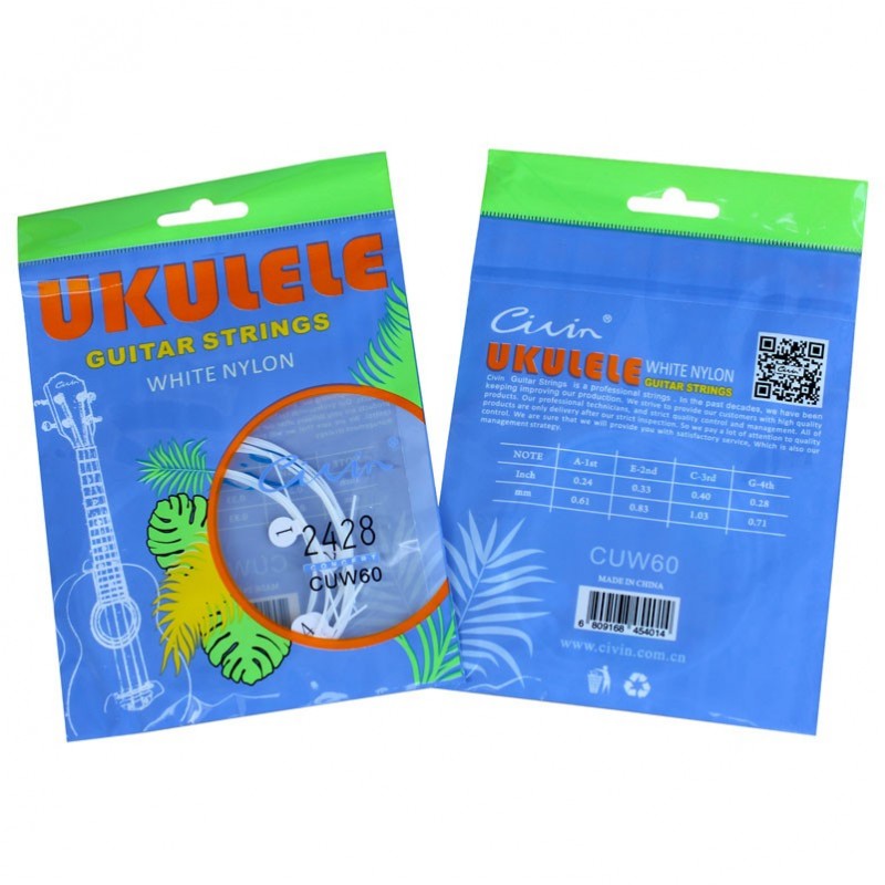 Civin NN US 2428 – Valkoinen ukulele tarvikesarja