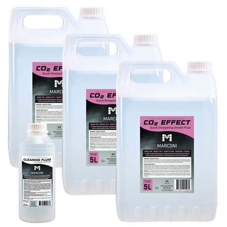 3 x 5L Savuneste (CO2 Effekt) + 250ml Puhdistusneste