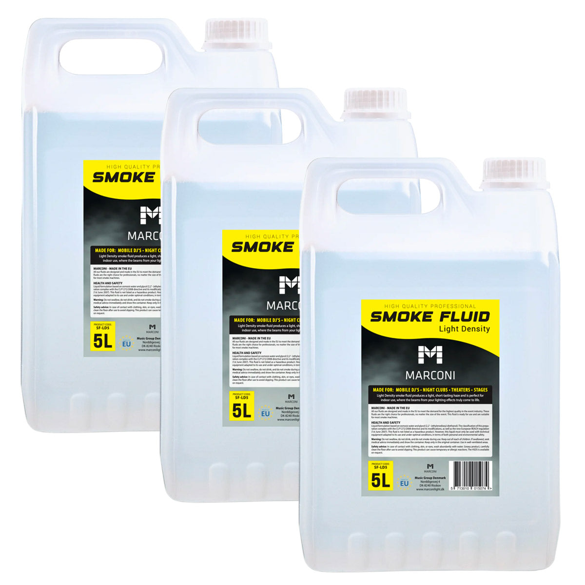 3 x 5L Røgvæske (Light Density)