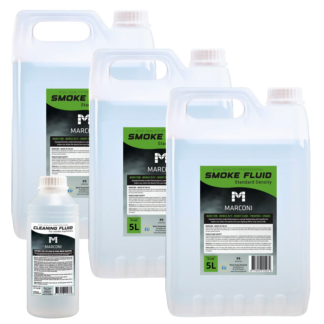3 x 5L Savuneste (Standard Density) + 250ml Puhdistusneste
