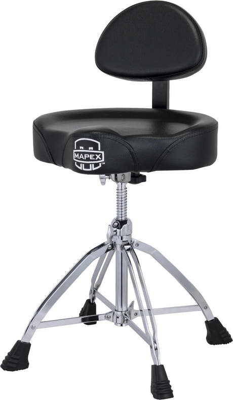 Mapex T875 Satulamallinen rumpujakkara selkänojalla