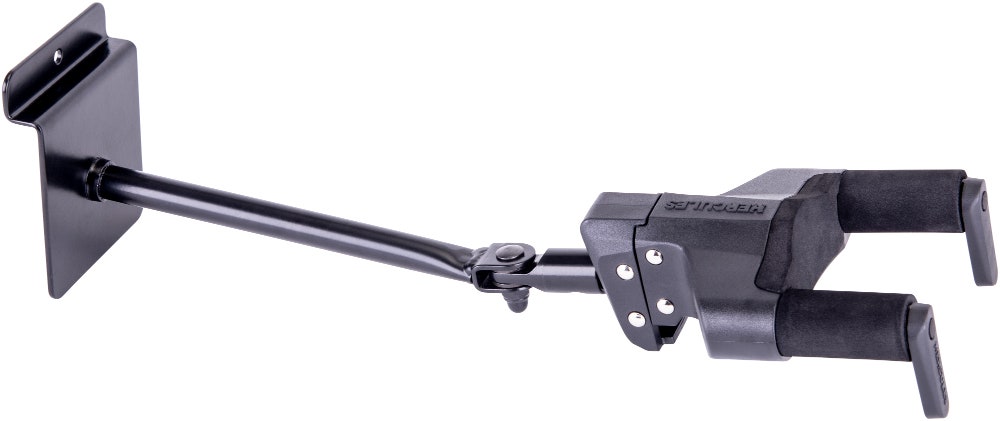 Hercules GSP41SB-PLUS Kitarat-ripustin slatwall-paneeliin