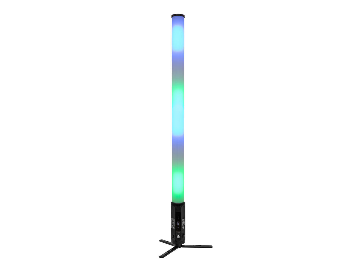 EUROLITE Set 8x AKKU IP Pixel Tube 360° PRO CRMX + Flightcase with wheels and charging function