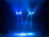 EUROLITE Set LED KLS-180 valkoinen + BS-2 EU -kaiutinjalustat valkoisina