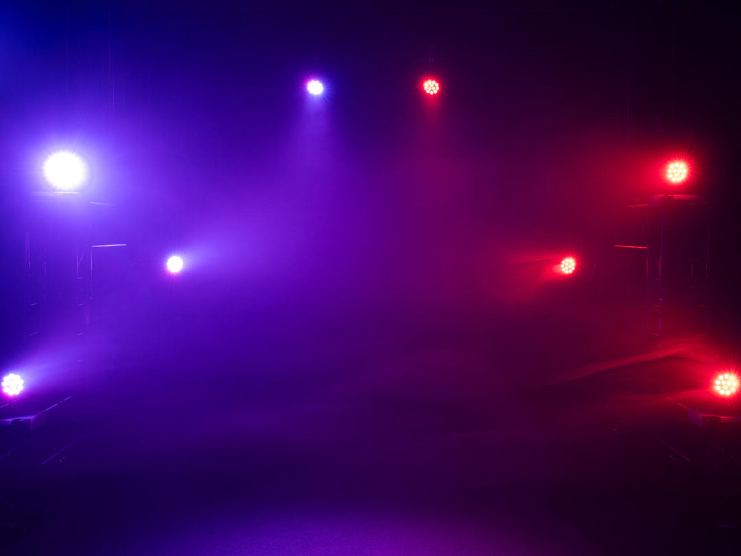 EUROLITE Set 4x LED PARty Spot Silent RGB/WW pehmeällä laukulla