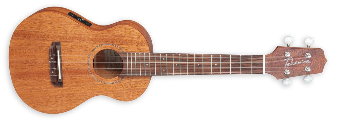Takamine EGU-C1 konsertti Ukulelet mikrofonilla.