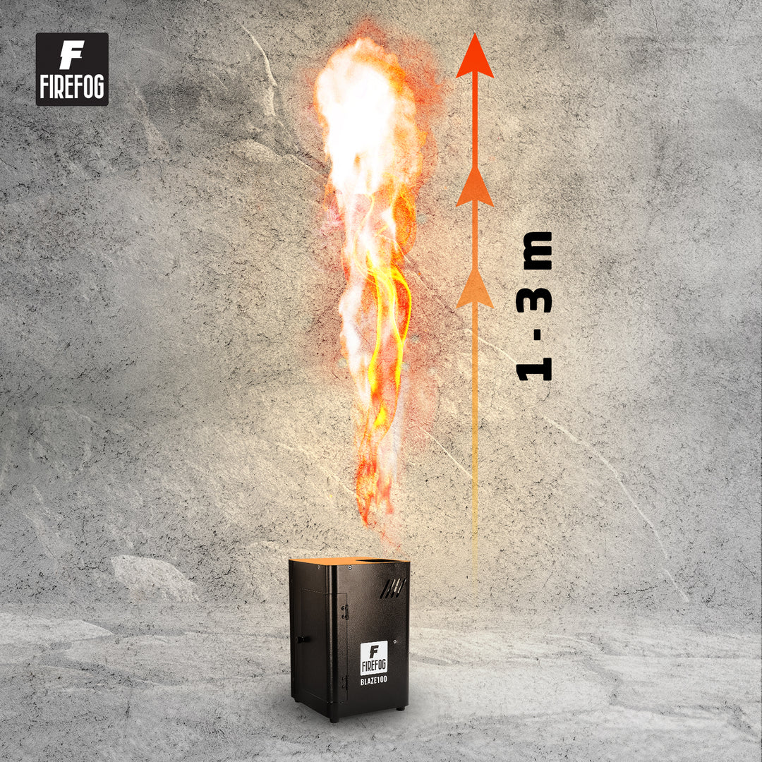 Firefog BLAZE100 liekkikone 200 W DMX:llä