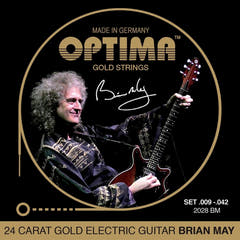 Optima Strings for E-guitar Gold strings round wound - Setti (2028BM)