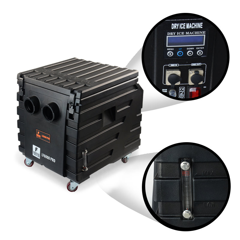 Firefog LF6000 PRO heavy smoke -kone kuivajäälle, 6000 W