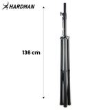 Hardman HLS2-valoteline T-barilla, 2,5 m, 70 kg, musta