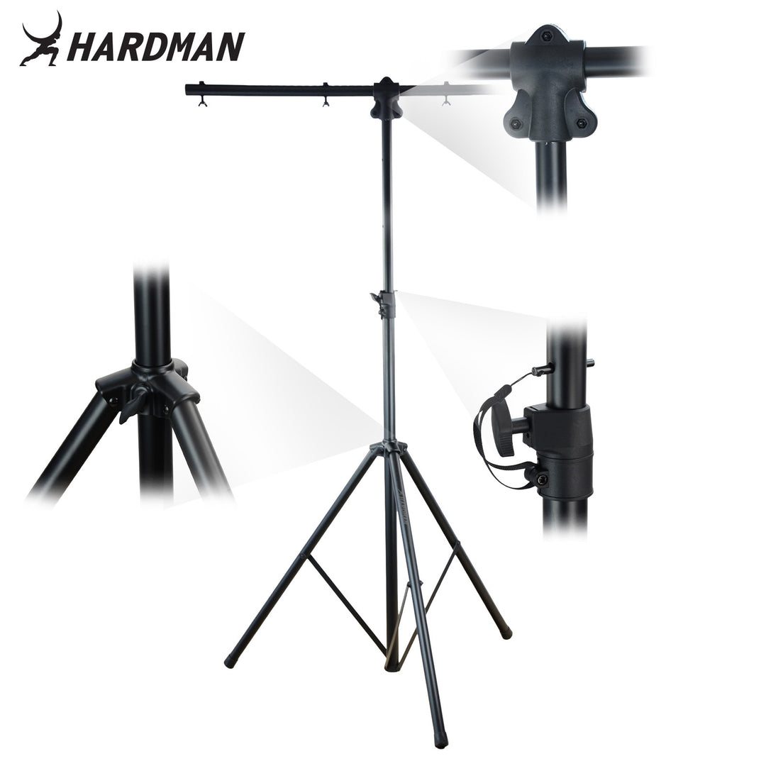 Hardman HLS2-valoteline T-barilla, 2,5 m, 70 kg, musta