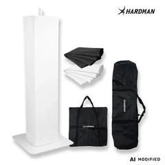 Hardman PTS23W -totemi, valkoinen, 100–175 cm