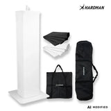 Hardman PTS23W -totemi, valkoinen, 100–175 cm