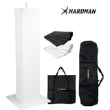 Hardman PTS23W -totemi, valkoinen, 100–175 cm