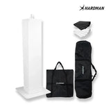 Hardman PTS24W -totemi, valkoinen, 135–250 cm