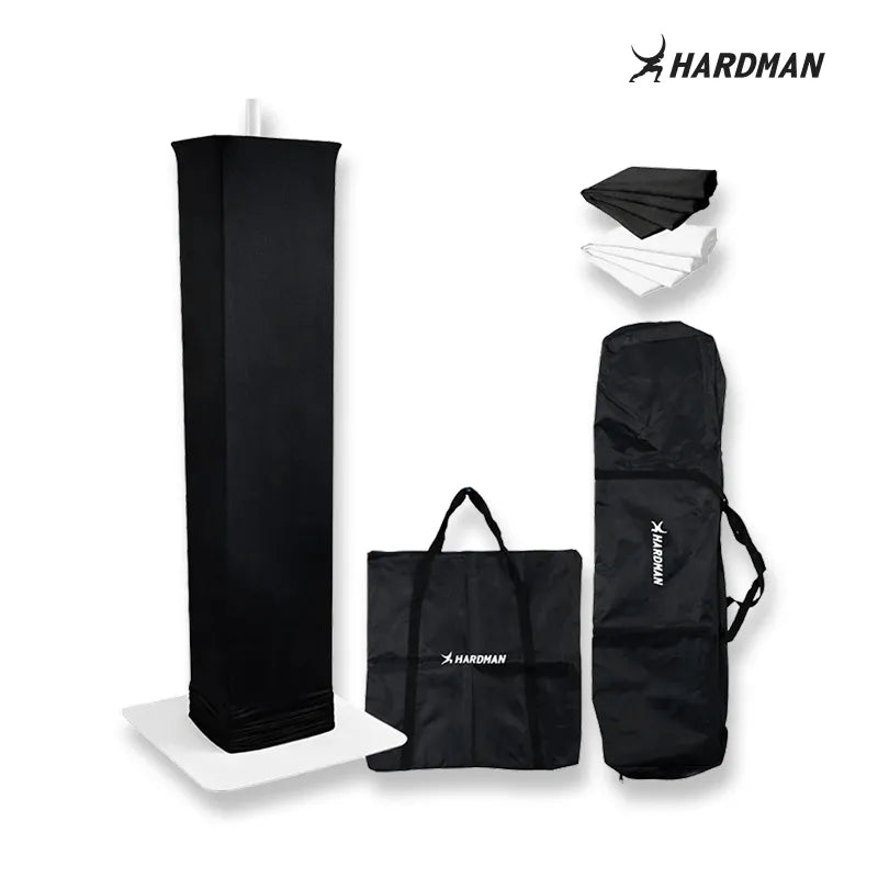 Hardman PTS24W -totemi, valkoinen, 135–250 cm