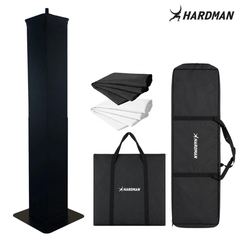 Hardman PTS24B -totemi, musta, 135–250 cm
