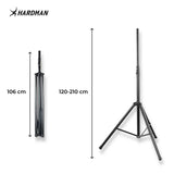 Hardman HLK58 -pylvästeline, 1,2–2,1 m, 70 kg