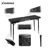 Hardman DTS1 -taitettava DJ-pöytä, 154 x 52 cm, laukulla