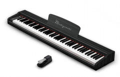 Mielczewski Tiento digitalpiano, musta
