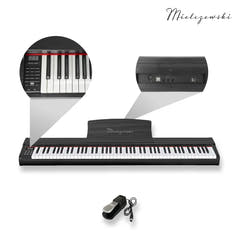 Mielczewski Tiento digitalpiano, musta