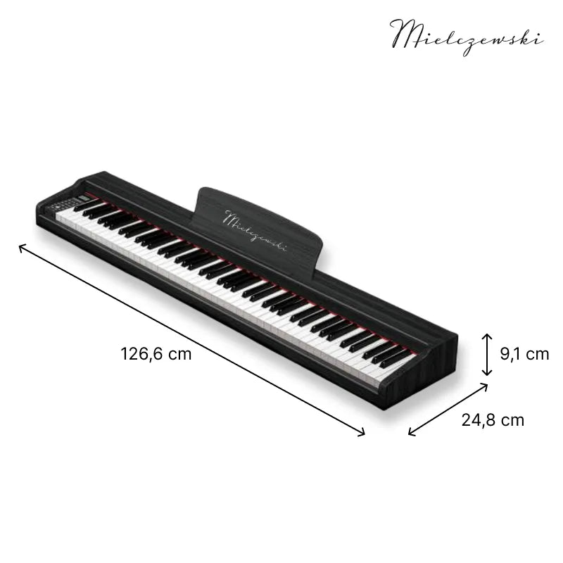Mielczewski Tiento digitalpiano, musta