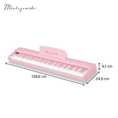 Mielczewski Tiento digitalpiano, pinkki