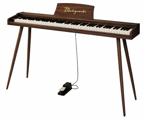 Mielczewski Virelai digitalpiano metallijaloilla, ruskea