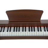 Mielczewski digitalpiano metallijaloilla, ruskea