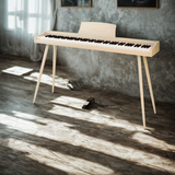 Mielczewski digitalpiano metallijaloilla, beige