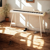 Mielczewski digitalpiano metallijaloilla, beige