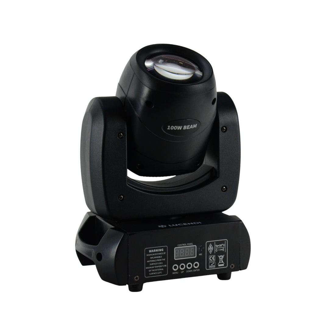 Lucendi BEAM100 moving head, 4 kpl:n sarja ja case