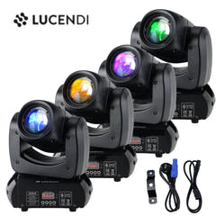Lucendi BEAM100 moving head, 4 kpl:n sarja ja case
