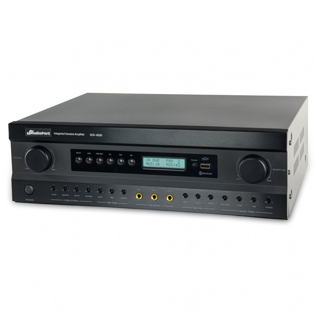 Audioport KC8300 -vahvistin 2 x 300 W DSP:llä